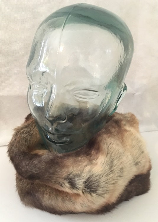 John Norris Luxe Faux Fur Snood - Brown Bear