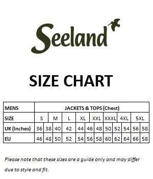 Seeland Size chart