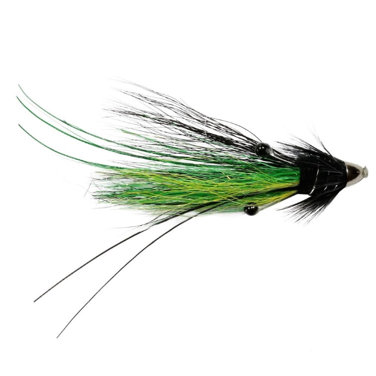 Black and Green Feeler Shrimp Conehead Flies