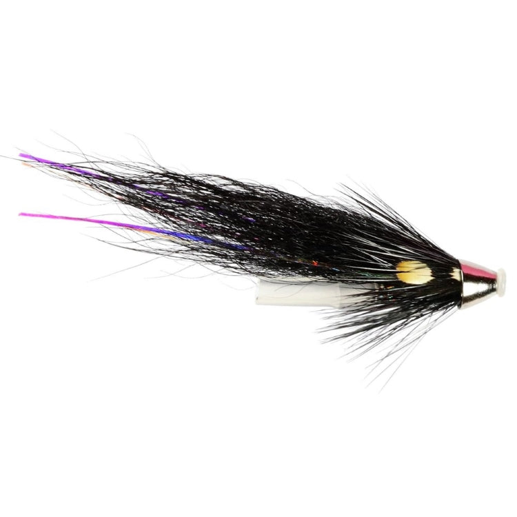 Silver Stoats Plastic Tube Conehead Flies