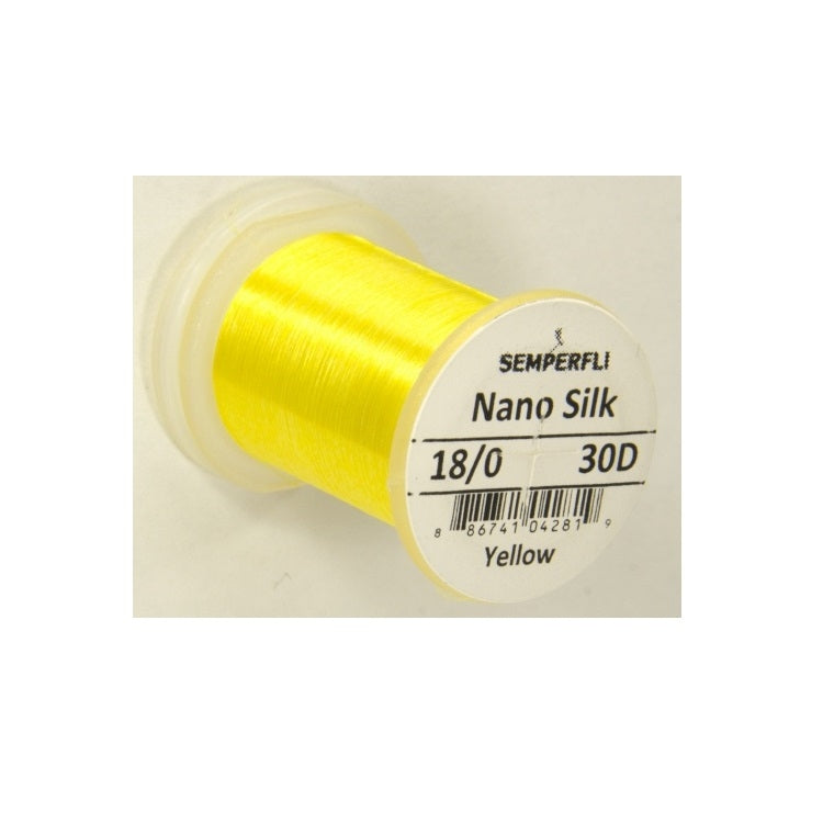Semperfli Nano Silk Ultra 30D 18/0 Thread - Yellow
