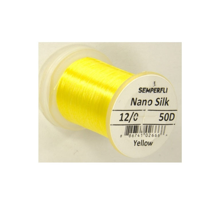 Semperfli Nano Silk 50D 12/0 Thread - Yellow