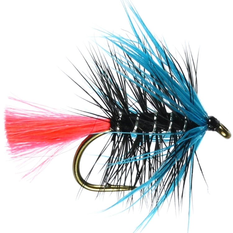 Blue Zulu Hackled Wet Flies