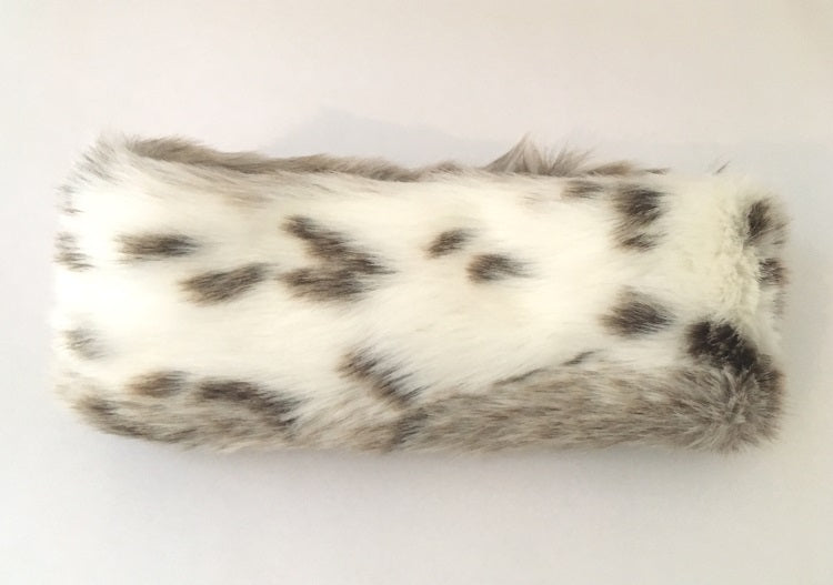 John Norris Luxe Faux Fur Headband - Lynx