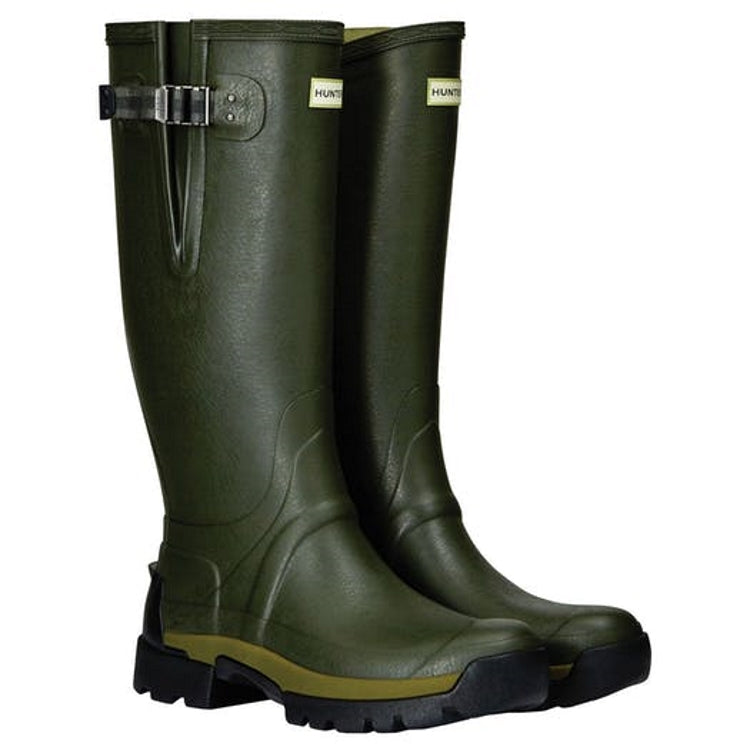 Hunter Balmoral II Side Adjustable Bamboo Carbon Boots - Dark Olive