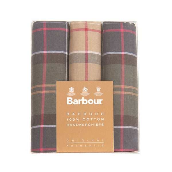 Barbour Handkerchief Set - Classic Tartan