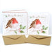 Wrendale Designs The Jolly Robin Luxury Christmas Card Box Set of 8