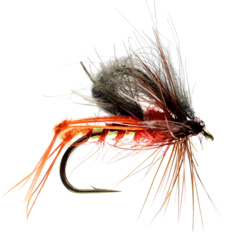 CDC Orange Hopper Flies