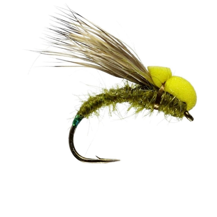 Ballon Caddis Olive Dry Flies