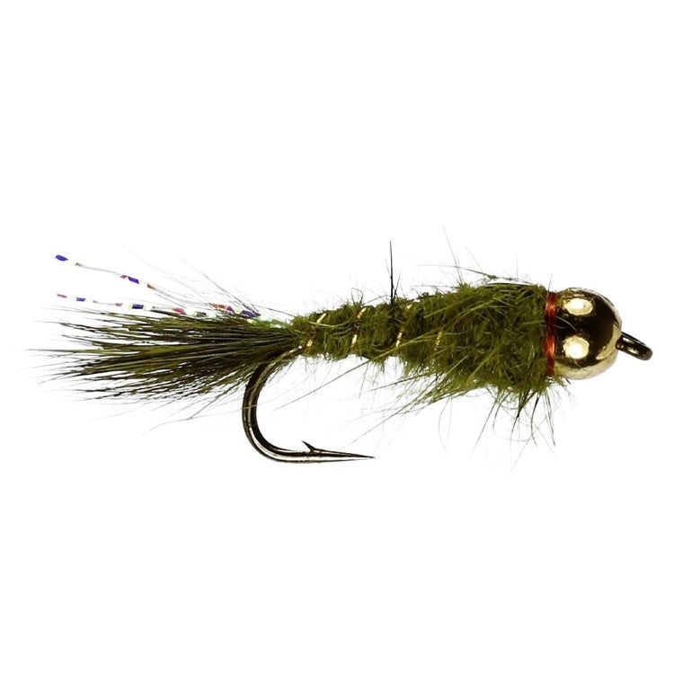 GB Hares Ear Olive Flies