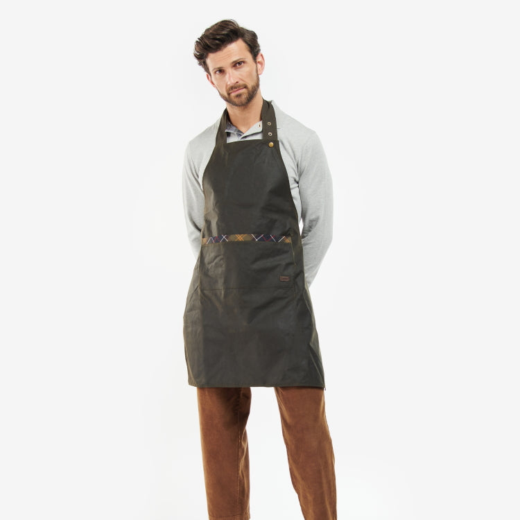 Barbour Wax For Life Apron - Olive
