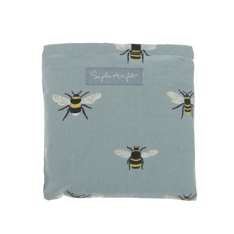 Sophie Allport Bees Folding Shopping Bag - Teal