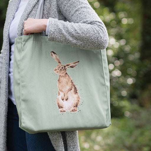 Wrendale Designs Canvas Tote Bag - Hare and the Bee