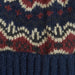 Barbour Case Fair Isle Beanie - Navy/Cordovan