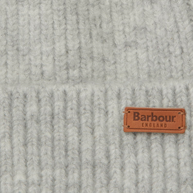 Barbour Ladies Chilton Beanie - Light Grey