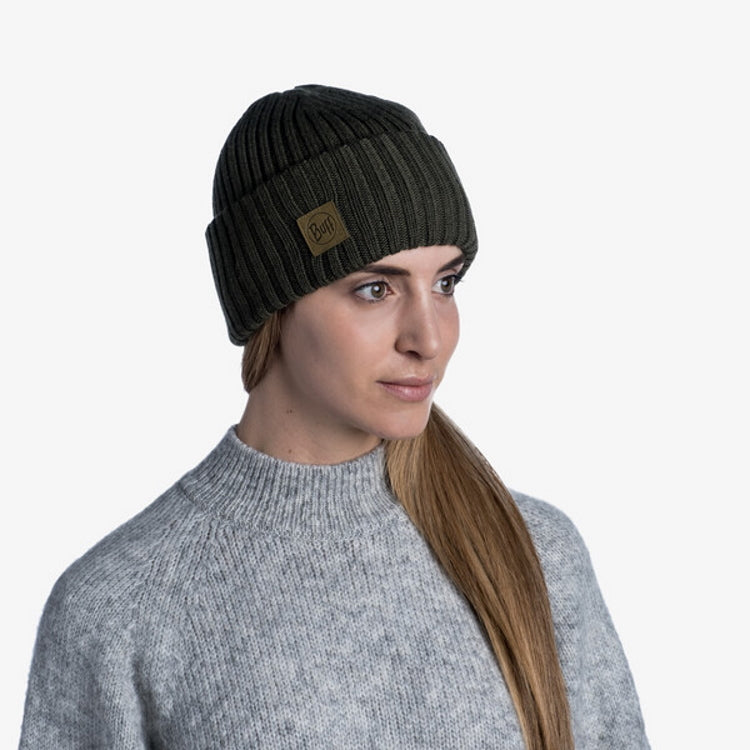 Buff Ervin Knitted Beanie - Forest