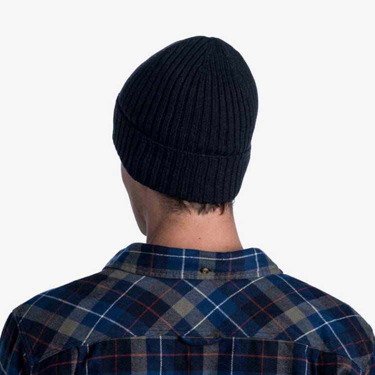 Buff Norval Knitted Beanie - Graphite