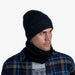 Buff Norval Knitted Beanie - Graphite