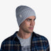 Buff Norval Knitted Beanie - Light Grey