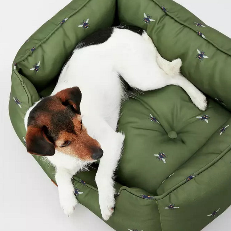 Joules Bee Print Dog Bed John Norris