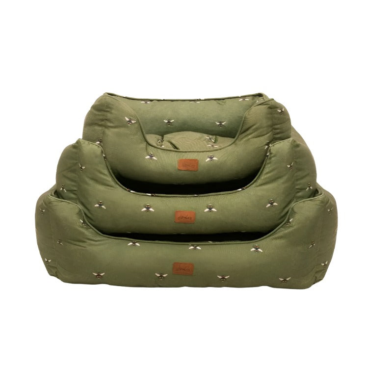 Joules Bee Print Dog Bed John Norris