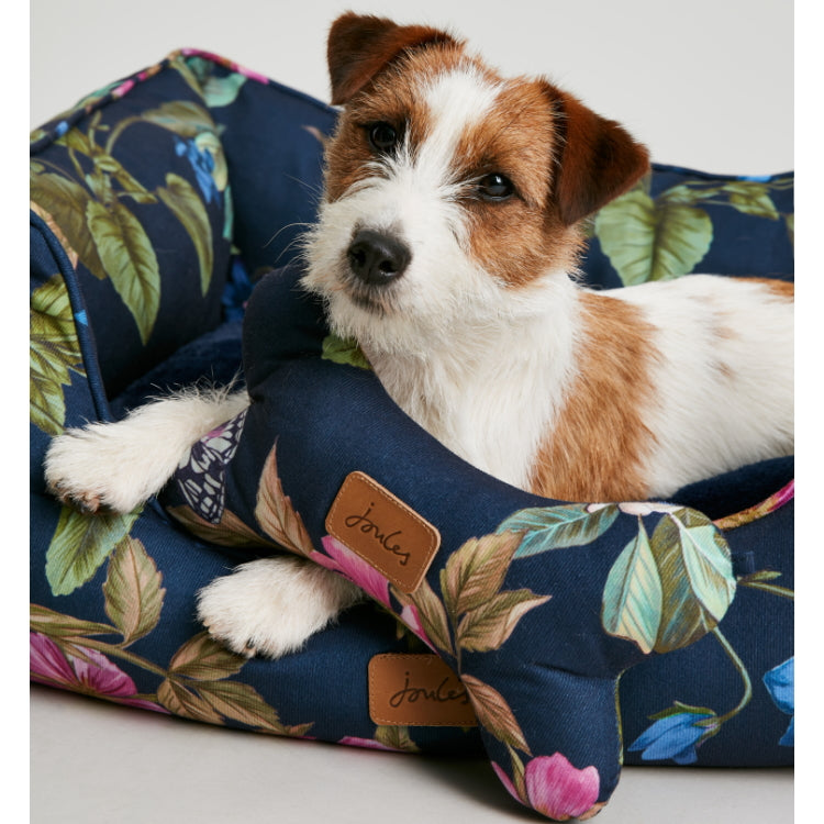 Joules Dog Box Bed Botanical Floral John Norris