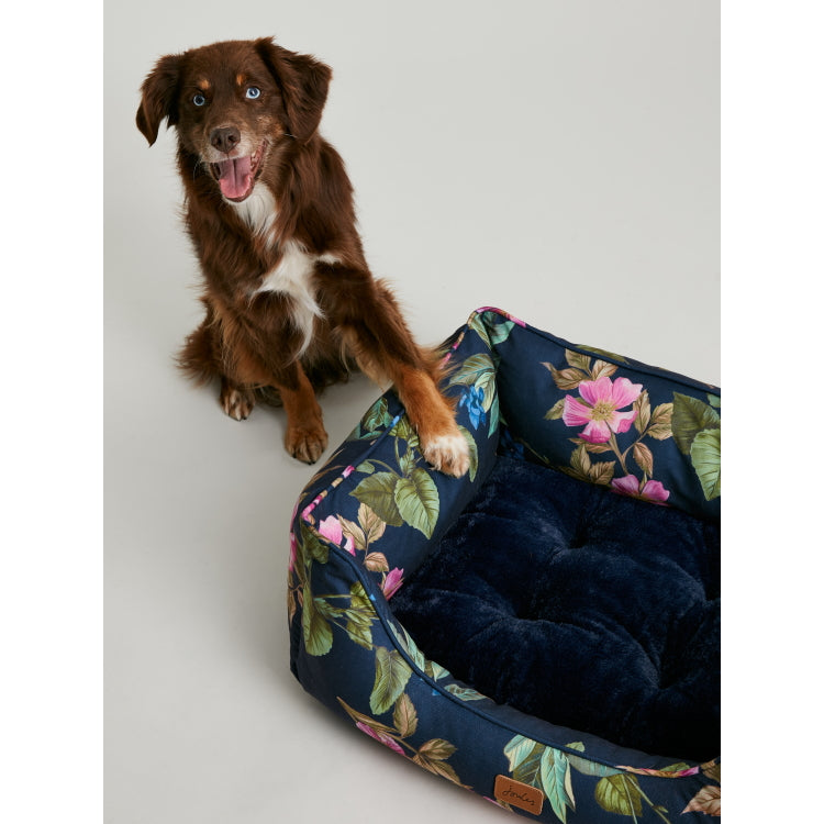 Joules Dog Box Bed Botanical Floral John Norris
