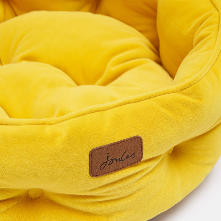 Joules Chesterfield Pet Bed Yellow John Norris