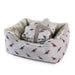 Rosewood Cupid and Comet Pheasant Print Dog Bed Bundle