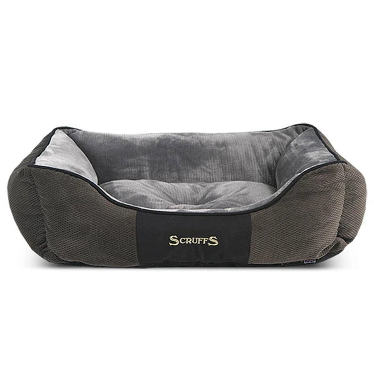 Scruffs Chester Box Dog Bed - Graphite