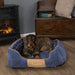 Scruffs Highland Box Dog Bed - Blue