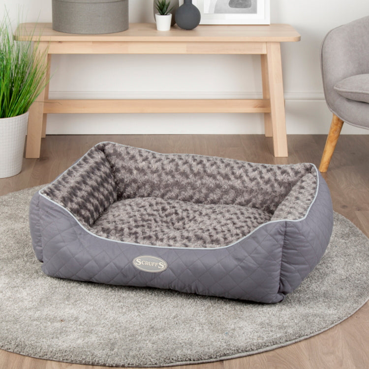 Scruffs Wilton Dog Box Bed - Grey