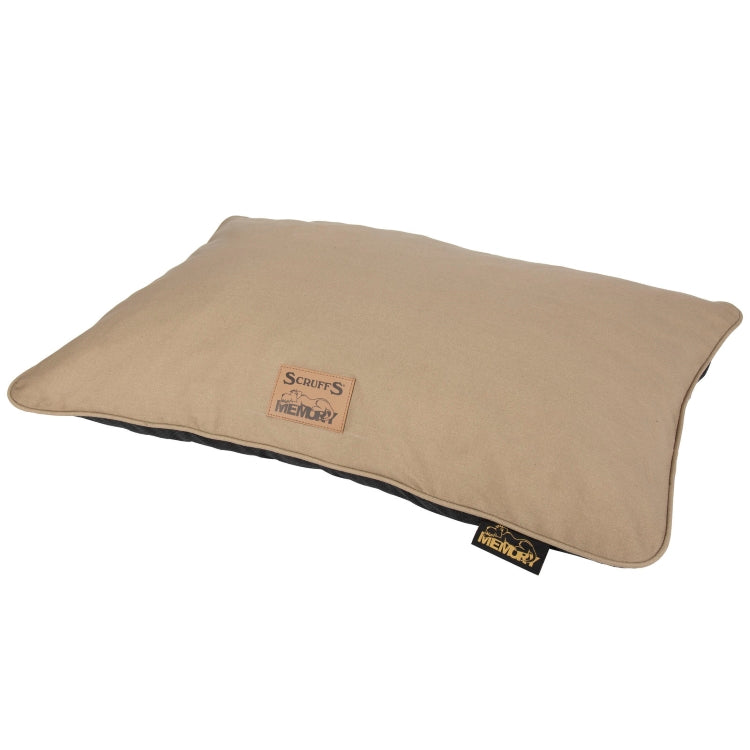 Scruffs Bolster Memory Foam Pillow - Tan