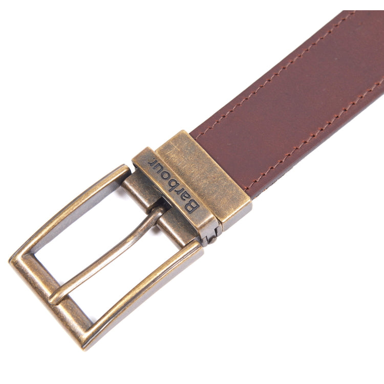 Barbour Reversible Tartan Leather Belt 