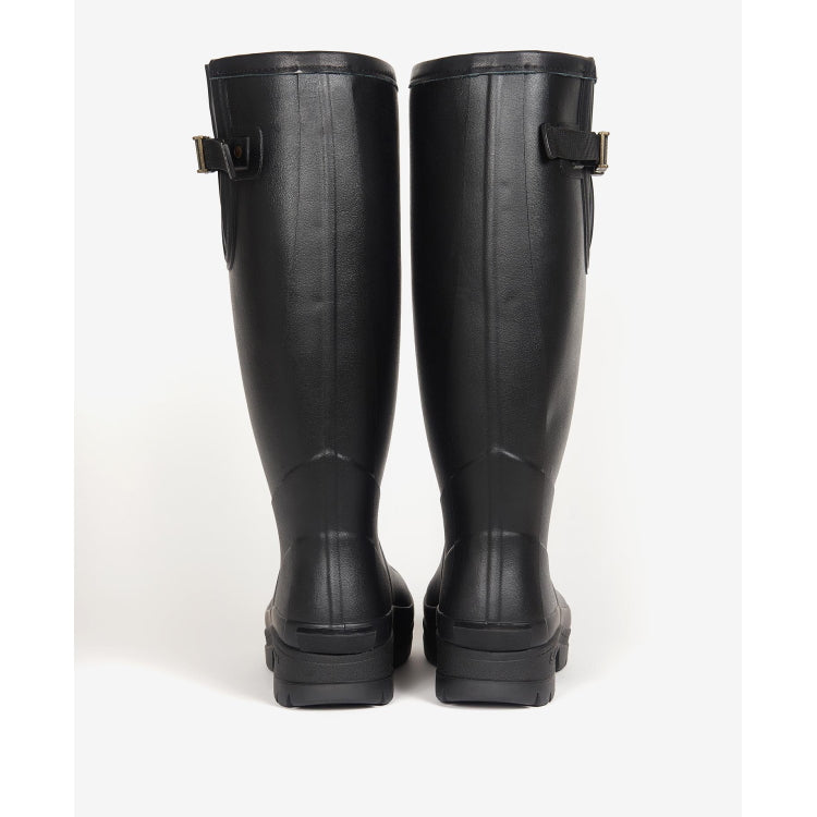 Barbour Mens Tempest Neoprene Lined Wellington Boots - Black
