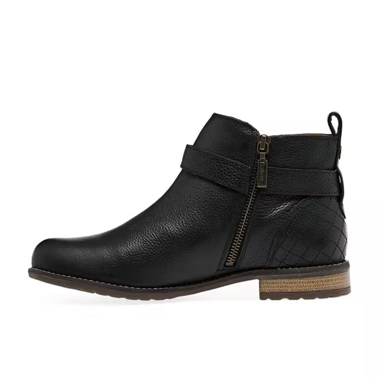 Barbour Ladies Jane Leather Ankle Boots - Black