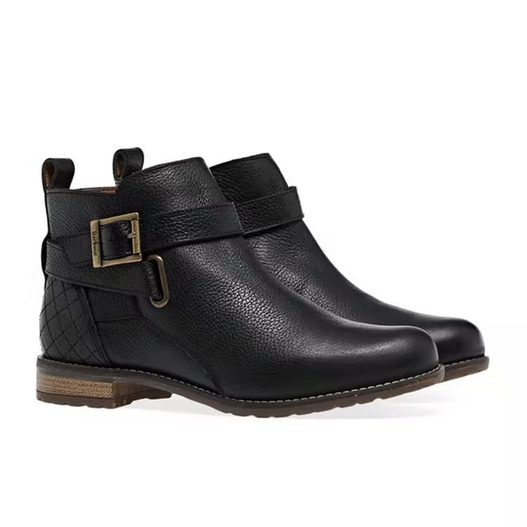 Barbour Ladies Jane Leather Ankle Boots - Black