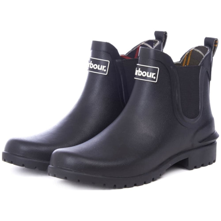 Barbour Ladies Wilton Wellington Boots - Black