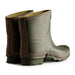 Hunter Field Gardener Short Boots - Dark Olive/Clay