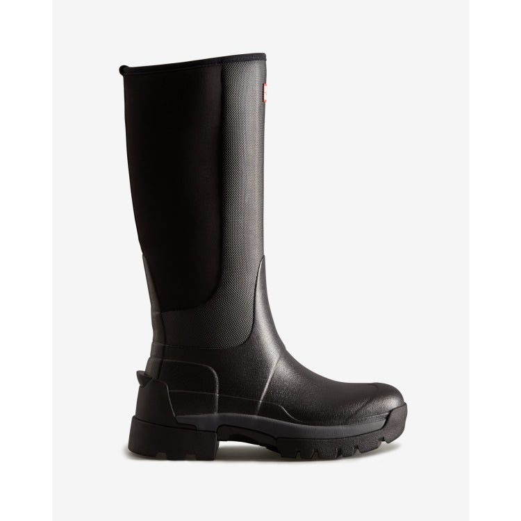 Hunter Ladies Field Balmoral Hybrid Tall Boots - Black