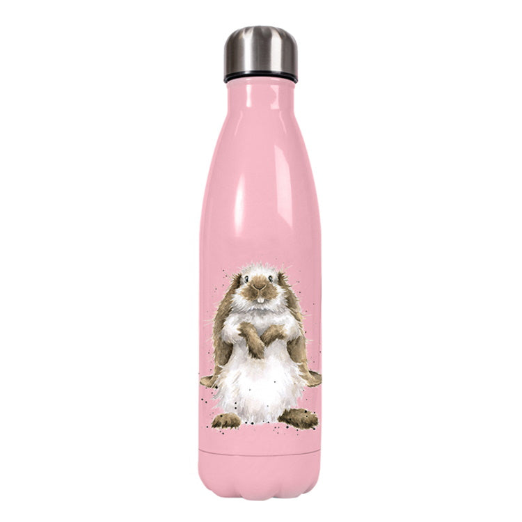 Wrendale Metal Water Bottle - Piggy In The Middle