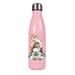 Wrendale Metal Water Bottle - Piggy in the Middle