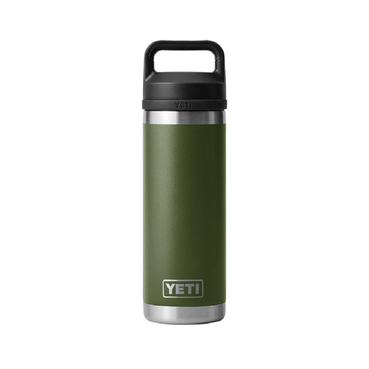 Yeti Rambler 18oz Insulated Bottle with Chug Cap - Highlands Olive