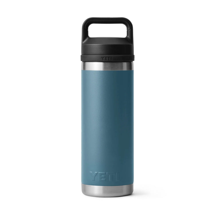 Yeti Rambler 18oz Insulated Bottle with Chug Cap - Nordic Blue