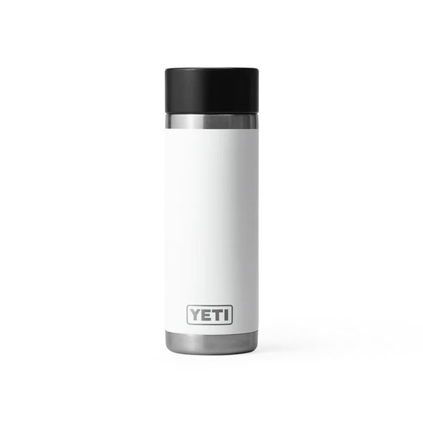 Yeti Rambler 18oz Insulated Bottle with HotShot Cap - White