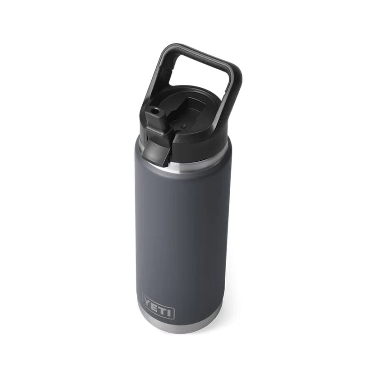 Yeti Rambler 26oz Insulated Bottle with Straw Cap - Charcoal
