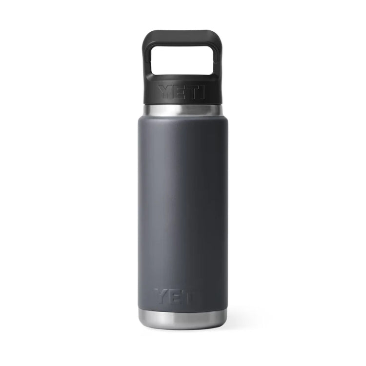 Yeti Rambler 26oz Insulated Bottle with Straw Cap - Charcoal