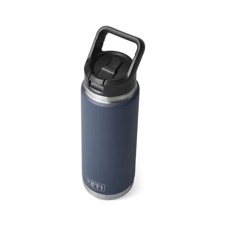 Yeti Rambler 26oz Insulated Bottle with Straw Cap - Navy