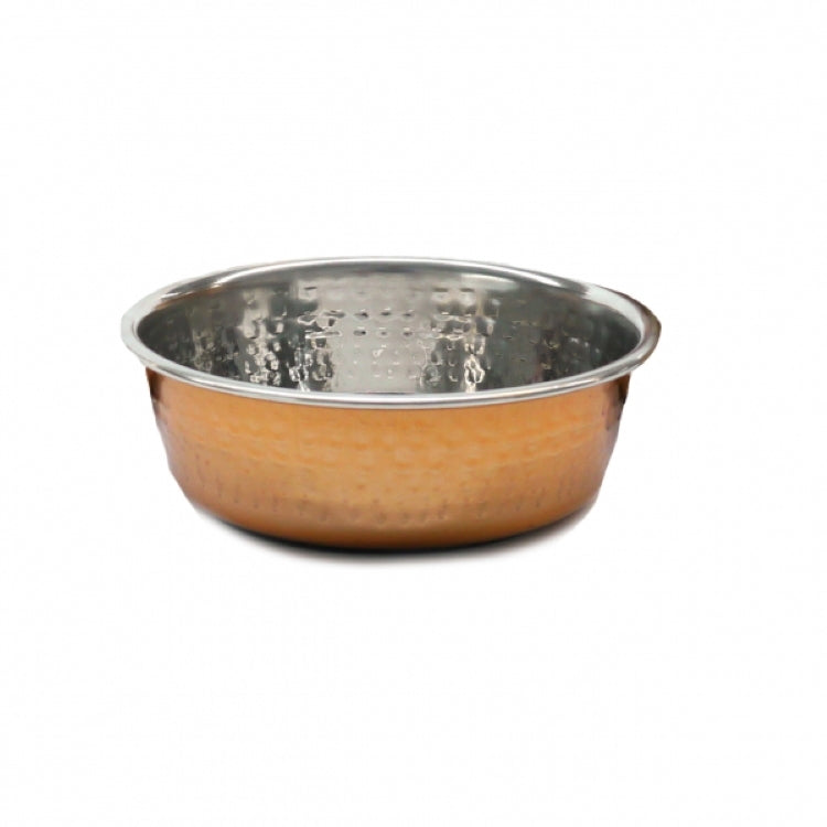 Rosewood Hammered Copper Pet Bowl