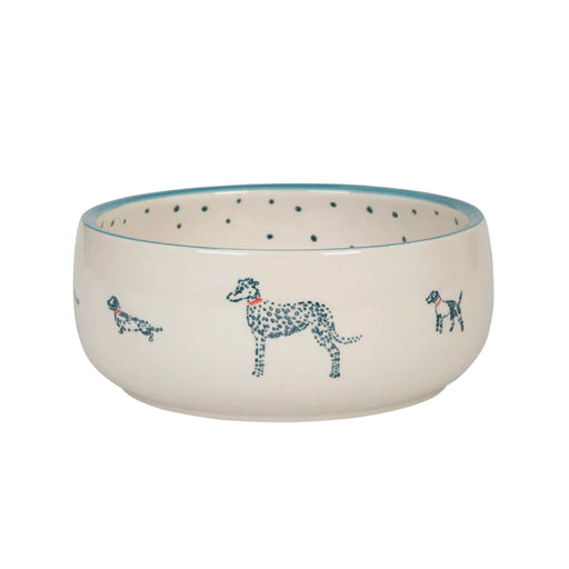 Sophie Allport Fetch Stoneware Pet Bowl
